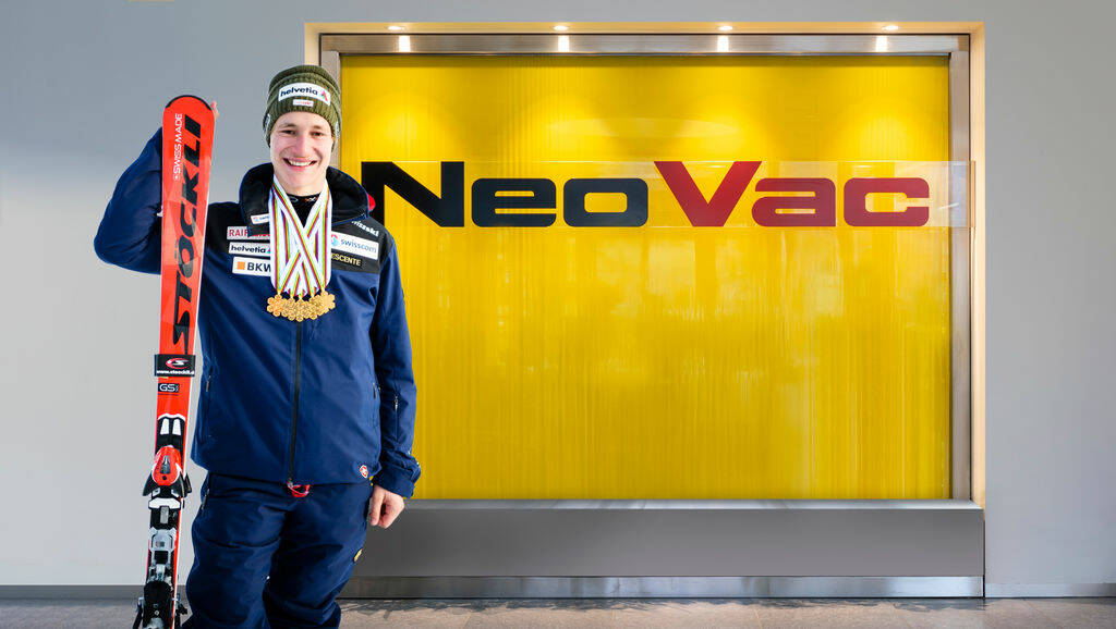 Marco Odermatt ist neuer Markenbotschafter | © NeoVac Marco Odermatt ist neuer Markenbotschafter | © NeoVac
