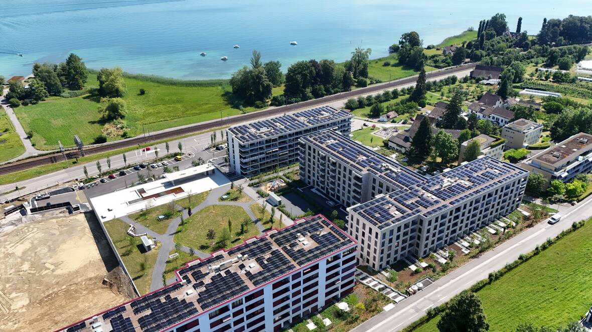 Luftaufnahme AuPark Wädenswil | © NeoVac