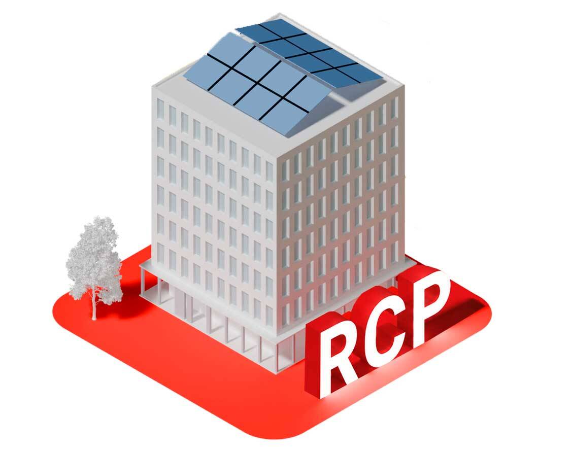 Un point de raccordement au réseau, un système : plusieurs parties utilisent ensemble l’électricité produite localement au sein d’un bâtiment. | © NeoVac