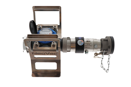 Hydrantenzähler DN 50 mit Systemtrenner, neue Bügel seitlich | © NeoVac