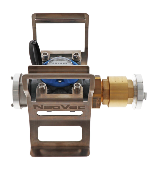 Hydrantenzähler DN 50 mit Rückflussverhinderer, neue Bügel seitlich | © NeoVac