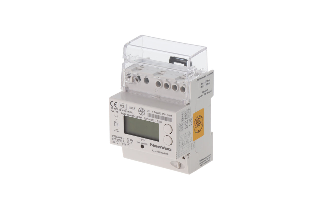 Neovac | NeoVac Hutschienenzähler DVH/MDVH Modbus